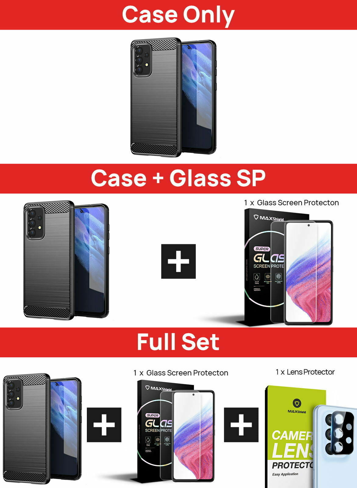 For Samsung Galaxy A53 5G Case Shockproof Rugged Armor Slim Case Cover Protector