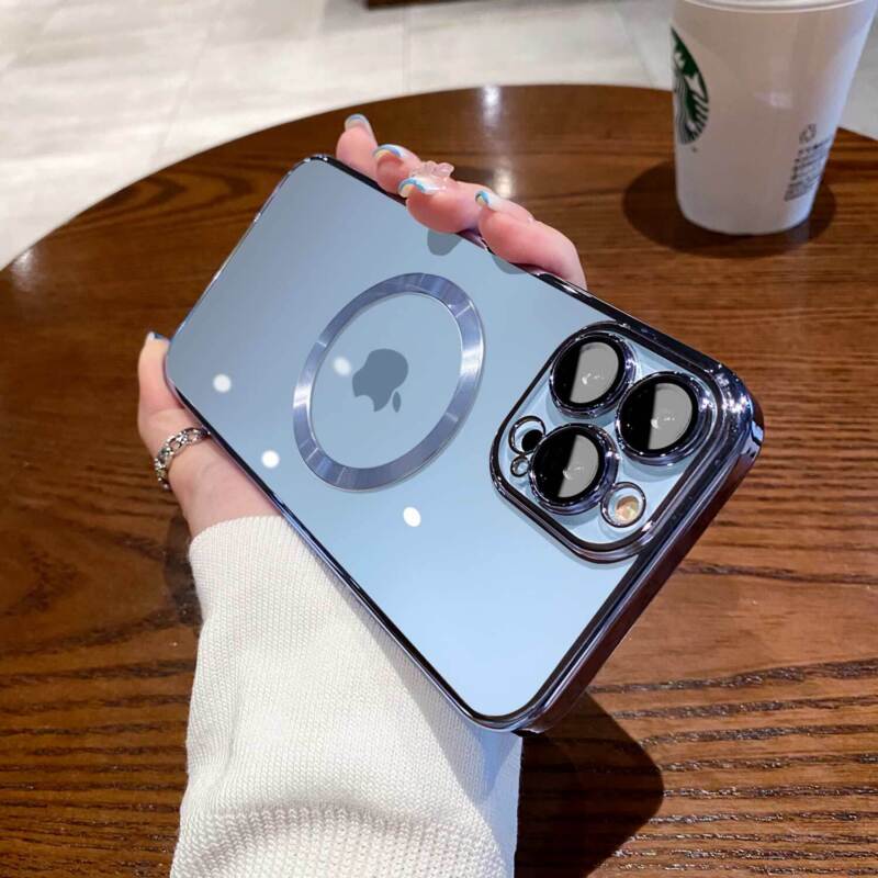 For iPhone X/XS 7/8 Magnetic Case Clear Slim Shockproof Case Cover