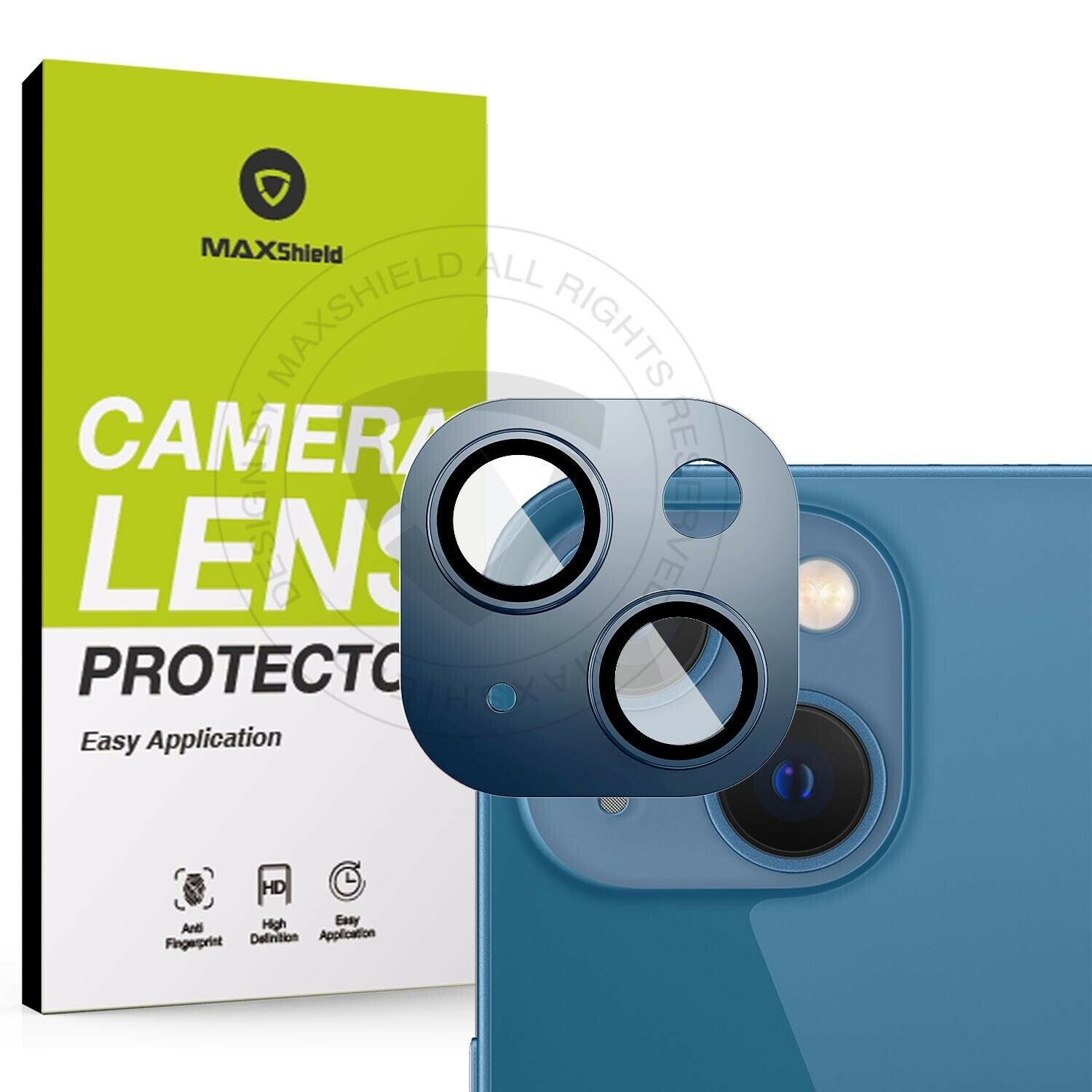 [1 Packs] For Apple iPhone 14 Series Screen Protector Full Cover Metal Camera Lens Glass