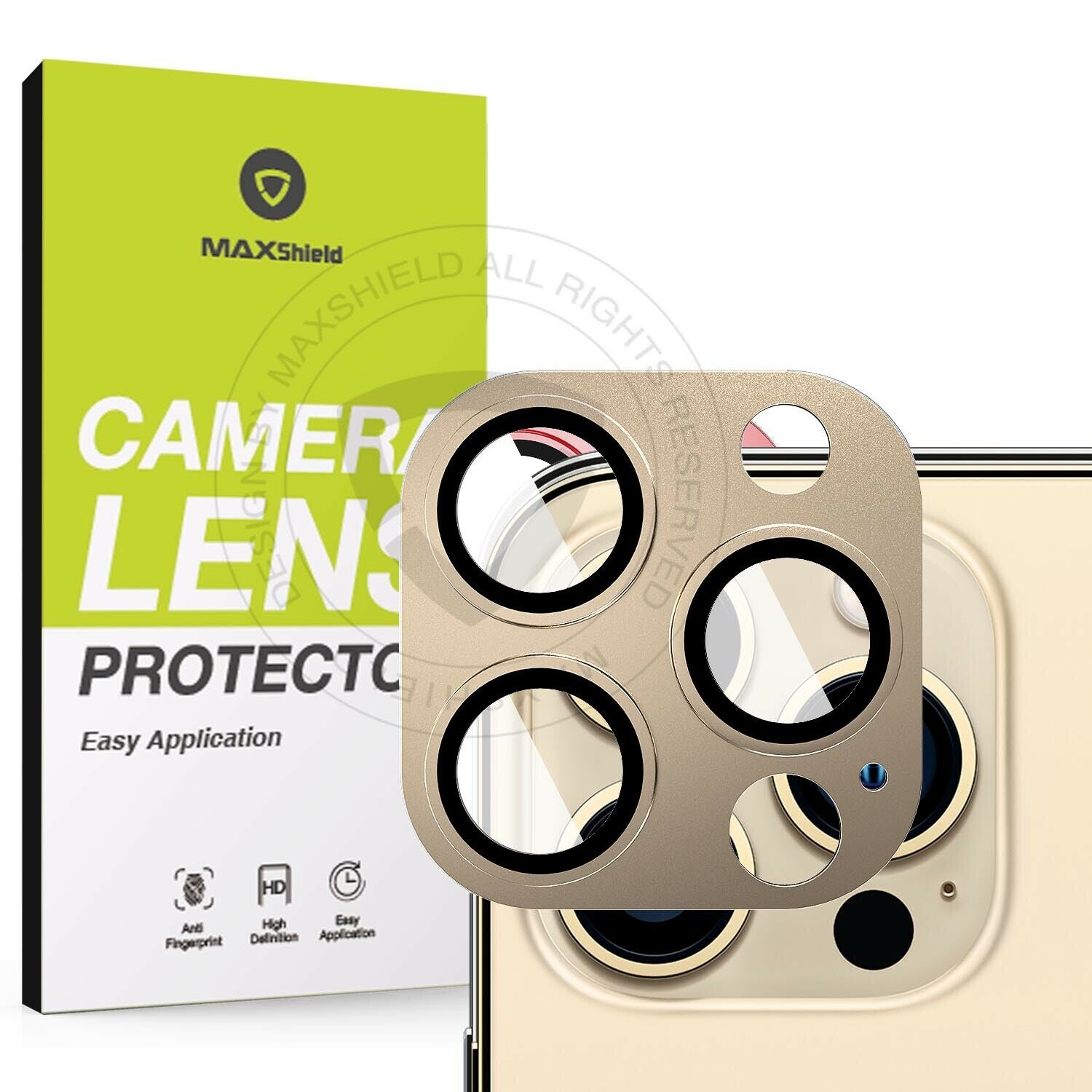 [1 Packs] For Apple iPhone 14 Series Screen Protector Full Cover Metal Camera Lens Glass