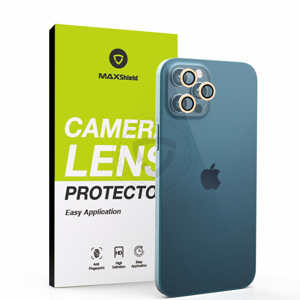 [3 Packs]For iPhone 14 Series Camera Lens Metal Ring Tempered Glass Screen Protector