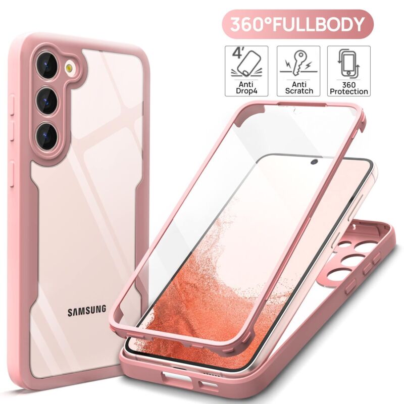 For Galaxy S23 S22S21 FE Ultra Plus A13 A73 A53 Shockproof Rugged 360 Full Body Case Cover