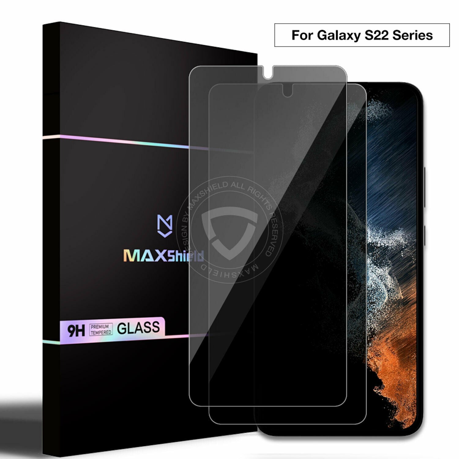 For Galaxy S22 S22+/S22 Plus Privacy Tempered Glass Screen Protector Anti Spy
