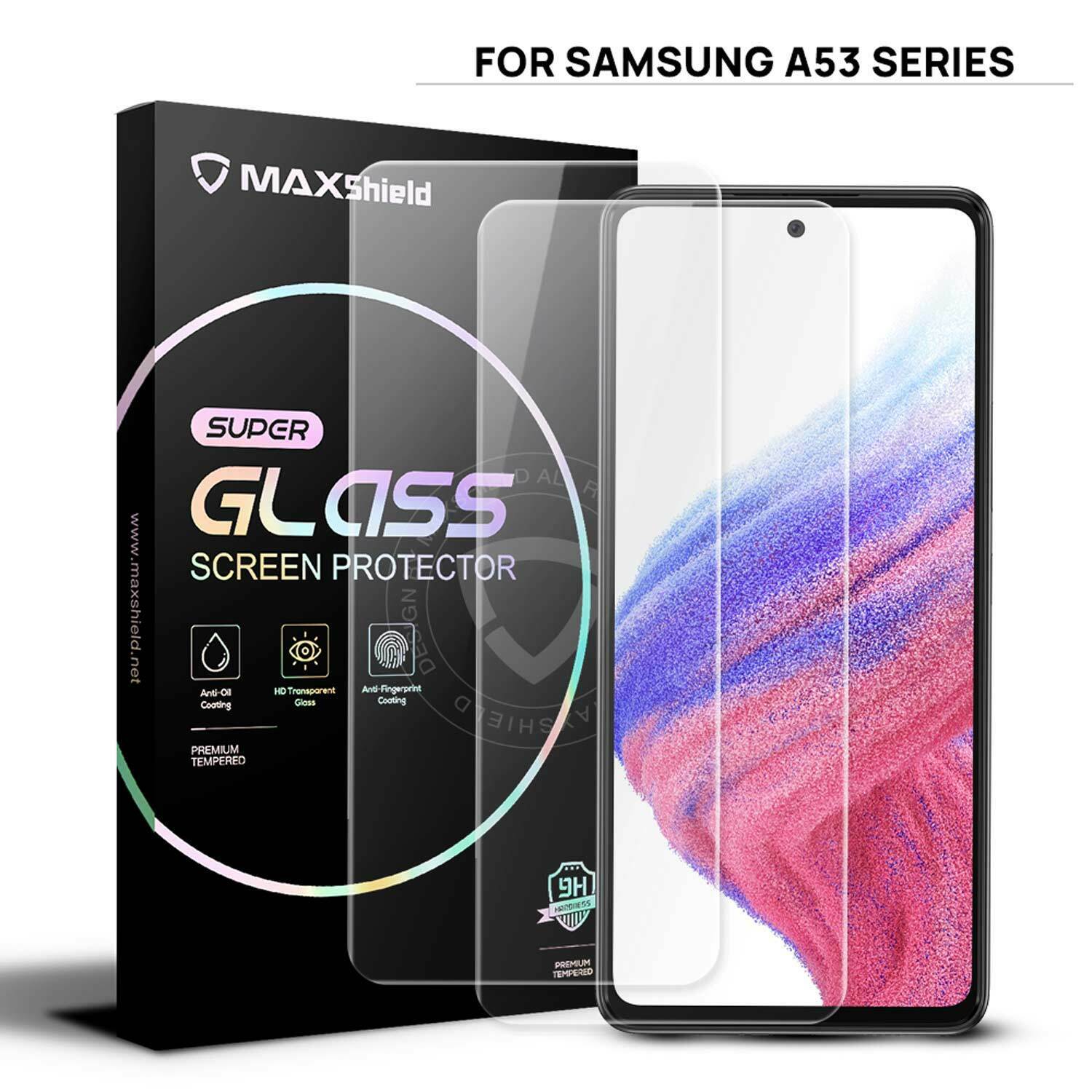 For Samsung Galaxy A53 5G Tempered Glass Full Cover Lens Camera Screen Protector