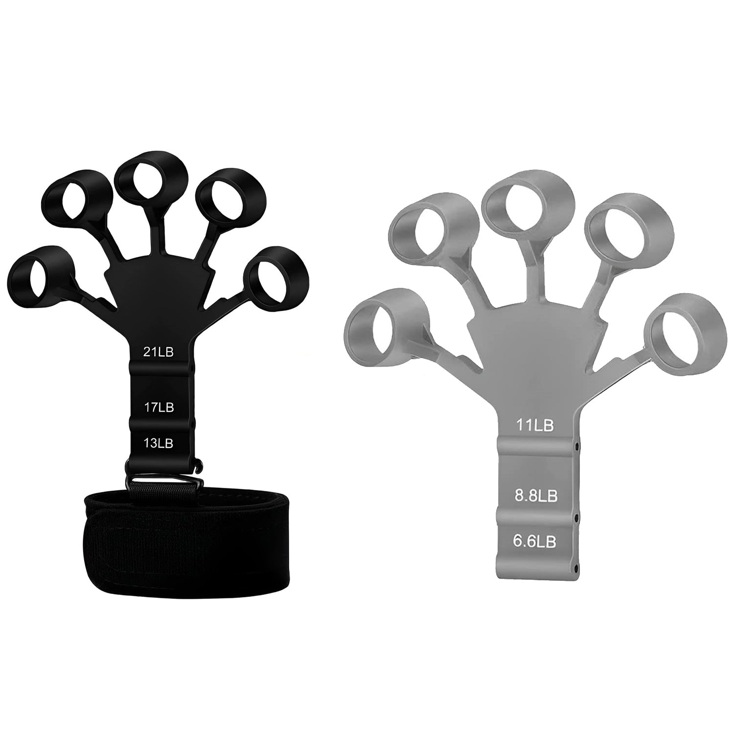 Finger Exerciser Strength Gripper Forearm Trainer Hand Grip Strengthener Therapy