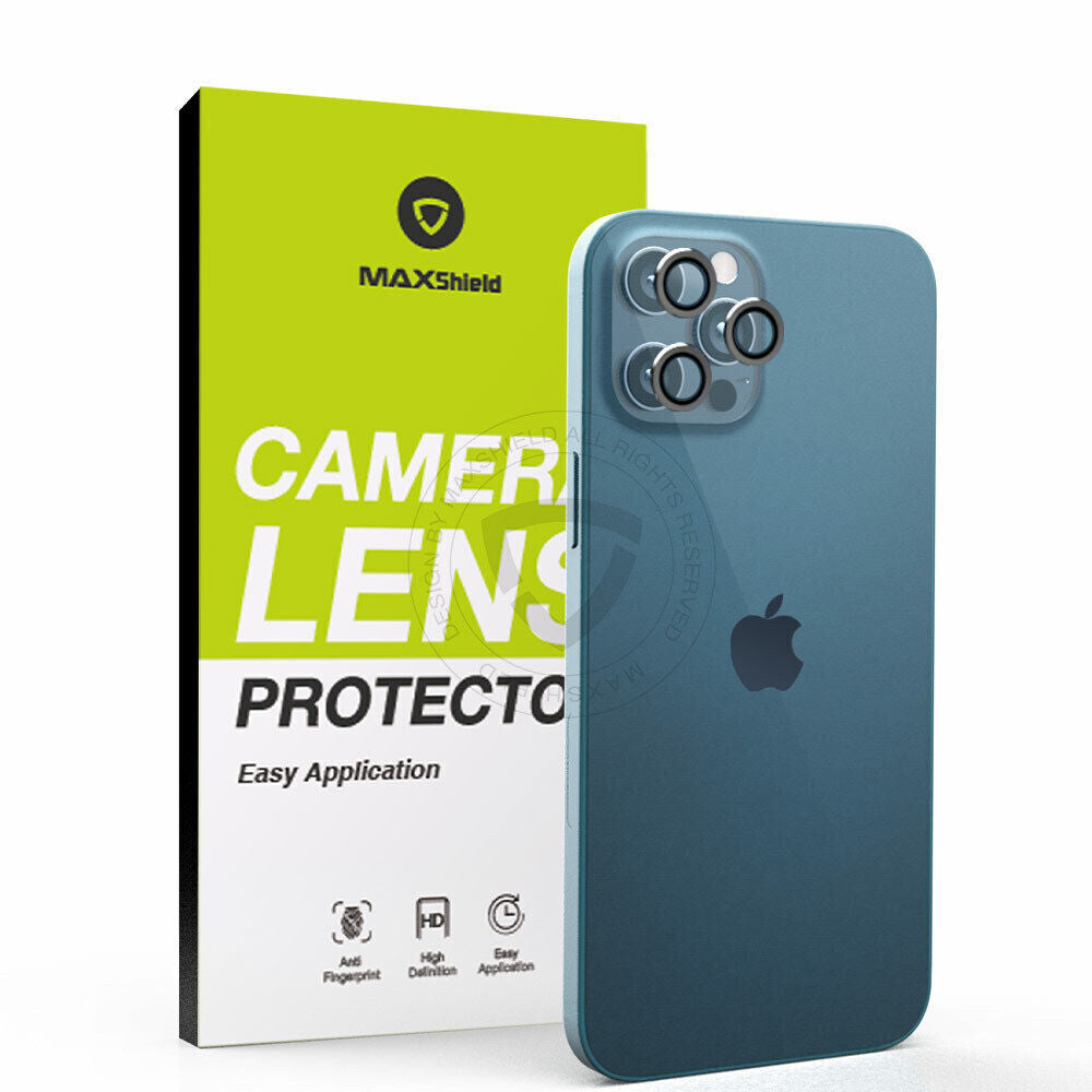 [3 Packs]For iPhone 14 Series Camera Lens Metal Ring Tempered Glass Screen Protector