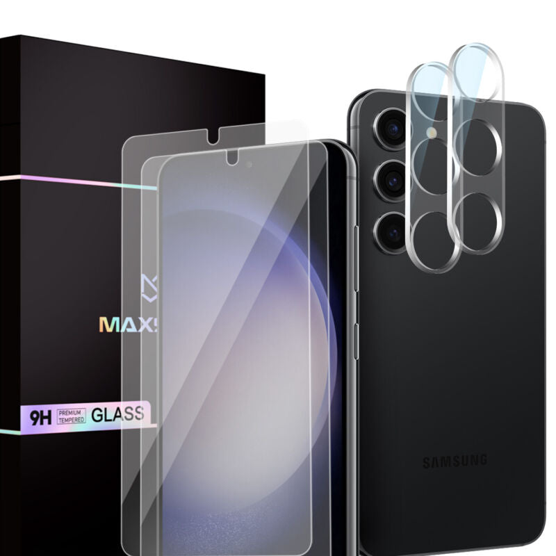 For Galaxy S23 Plus Ultra Tempered Glass Screen Camera Lens Protector