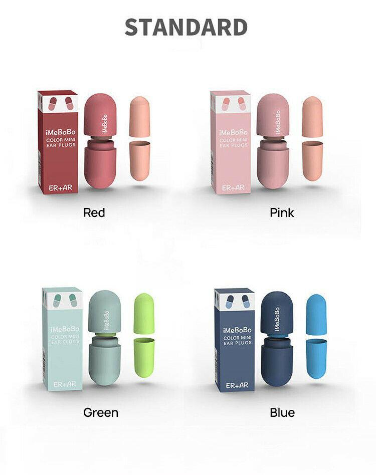 Reusable Earplugs Noise Cancelling Silicone Sleeping Snoring Ear Plugs Study