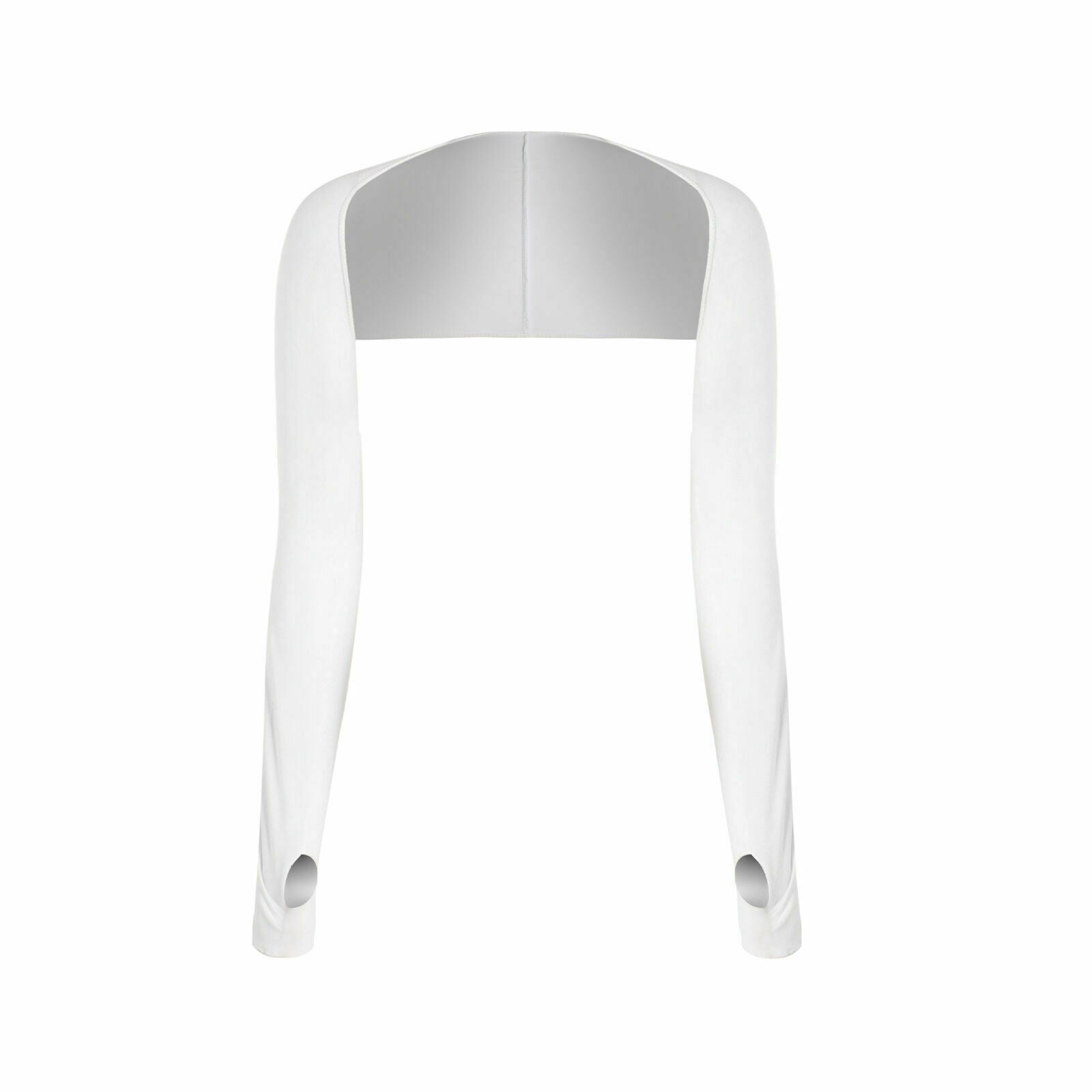 UV Sun Protection Arm Cooling Shawl Sleeves with Finger Hole for Women Outdoor