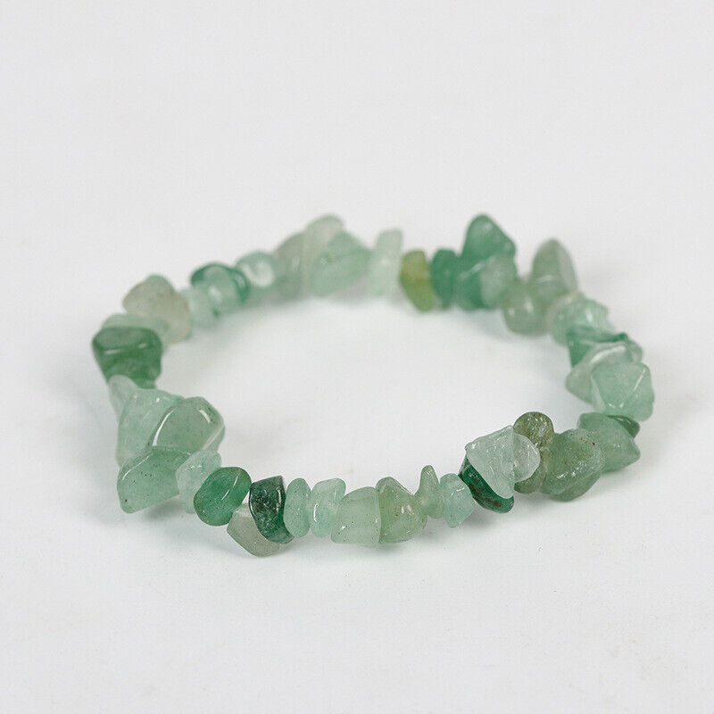 Natural Gemstone Tumbled Crystal Fitbit Versa 4  Chakra Wicca Jewelry Rose Quartz Bracelet