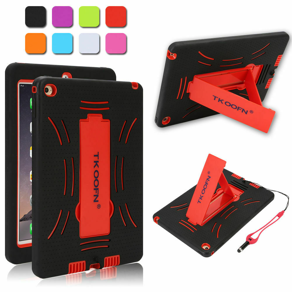 Kids Shockproof Case Heavy Duty Tough Kick Stand Cover for iPad Air